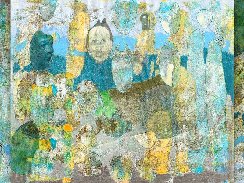 Ich sehe Gesichter von Hella Kuipers