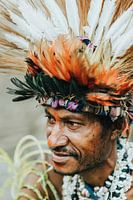 Portrait of a man in Papua New Guinea