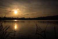 Coucher de soleil au lac...