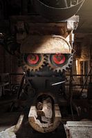 Lostplace - Machine in abandoned brickworks