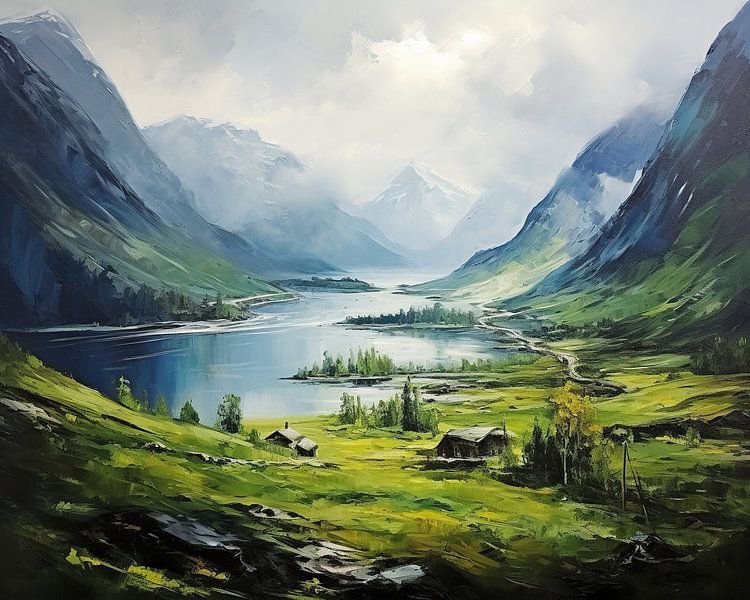 Peinture en Norvège par Peinture Abstraite