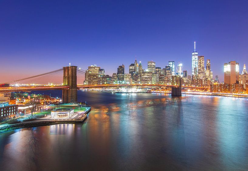 New York - Pont de Brooklyn - États-Unis par Marcel Kerdijk