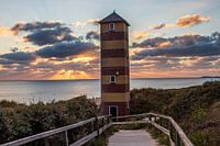 Dishoek lighthouse at sunset