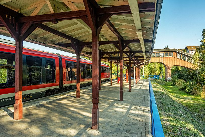 Erzgebirgsbahn Thermalbad Wiesenbad von Johnny Flash