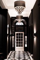 Monastère noir et blanc