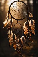 Attrape-rêves au coucher du soleil