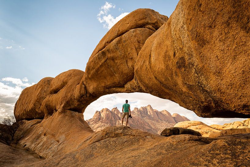 Photographer in Spitzkoppe by OCEANVOLTA