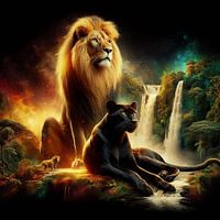 Der Löwe und Panther