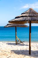 Summer beach in Portugal