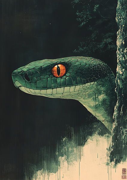 Schlange von Niklas Maximilian