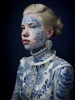 The Girl With The Delft Blue Tattoo