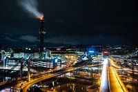 Industrie van Wenen in de Avond