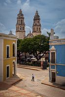 Spaziergang im Schatten der Kathedrale von Campeche