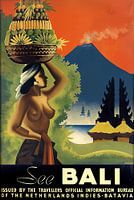Vintage Indonesisch Reisen Poster