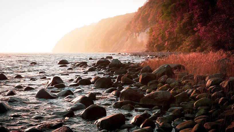 Sonnenaufgang an der Kreideküste von Martin Wasilewski