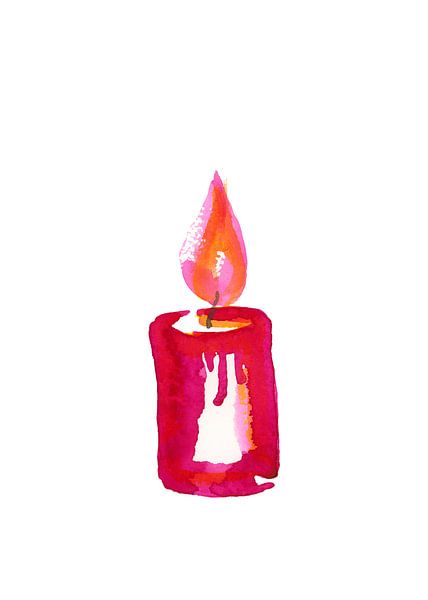 Kerze minimalistisch von Karen Kaspar