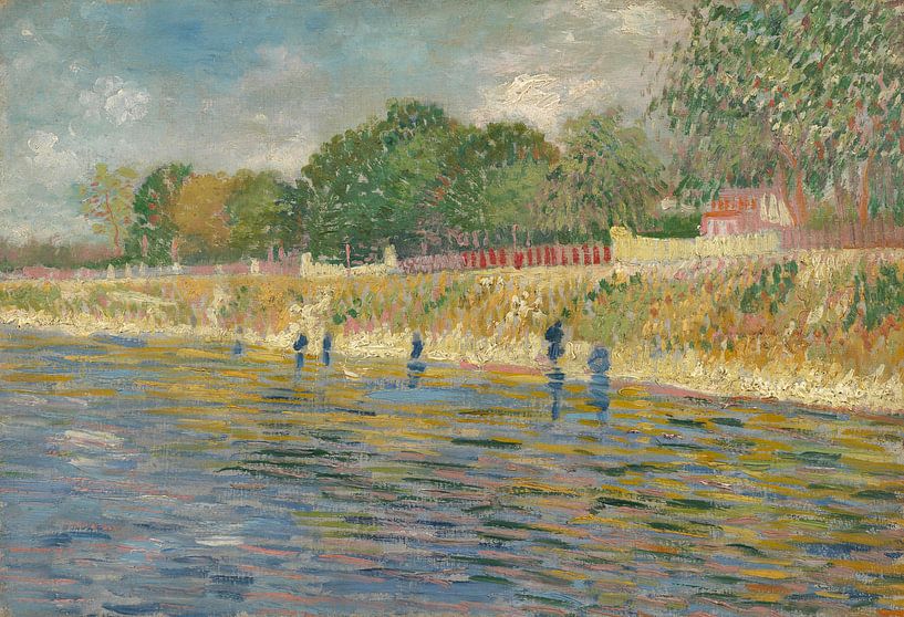 Vincent van Gogh, Ufer der Seine von 1000 Schilderijen