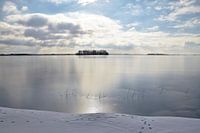 Winterstrand Veluwemeer