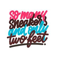 Tant de baskets et seulement deux pieds - Parra Amsterdam Colorway