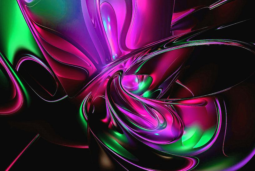 Fraktale in kleur van Karl-Heinz Lüpke