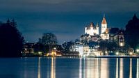 Schloss Thun bei Nacht