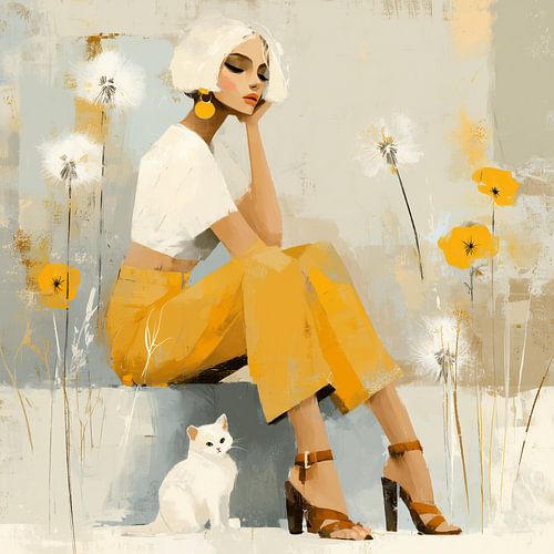 Tendons d'or II sur Mirjam Duizendstra