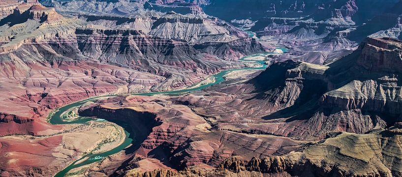 Mäandern des Colorado River durch den Grand Canyon von Rietje Bulthuis