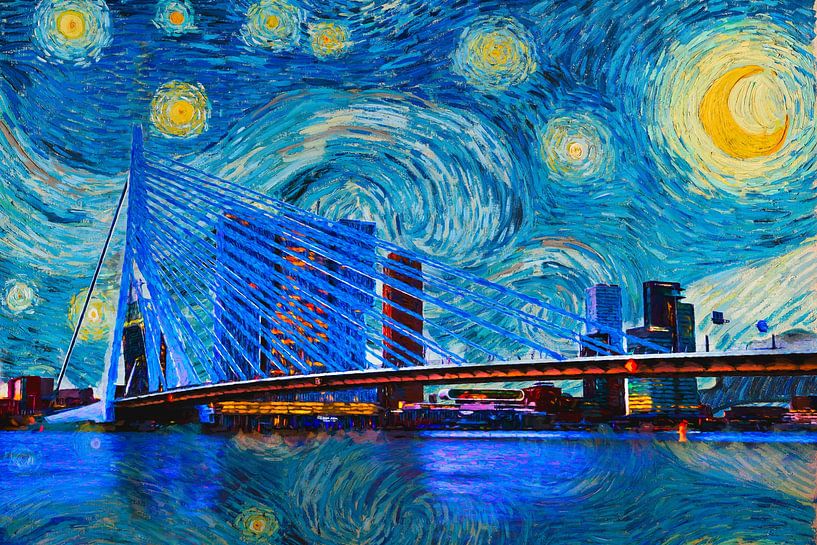 Die Rotterdamer Sternennacht von Arjen Roos