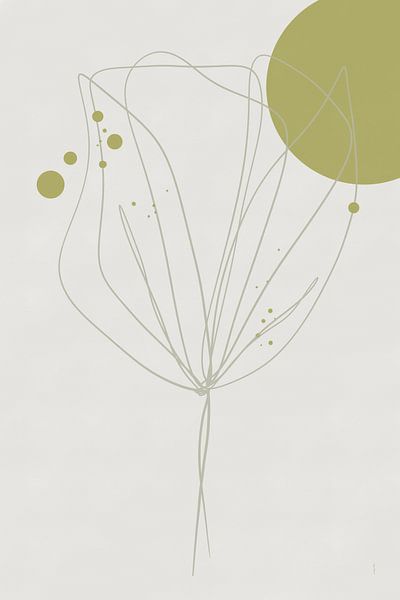 Green Tulip by AnkieArt