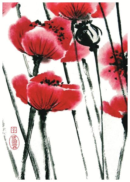 Coquelicots par Yvonne Jansen