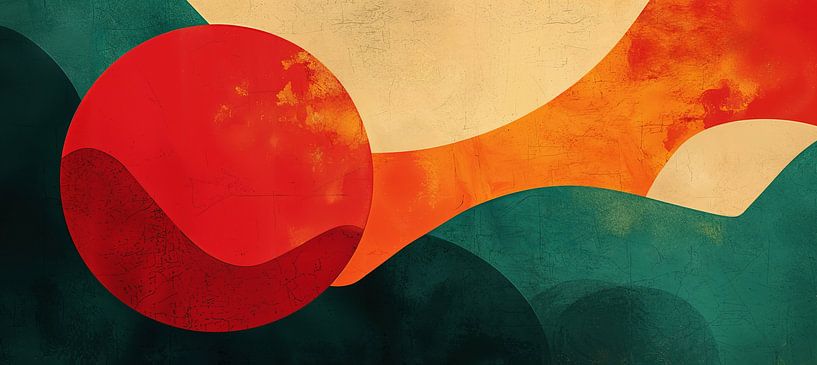 Modern Abstract (modern abstract schilderij) van De Mooiste Kunst