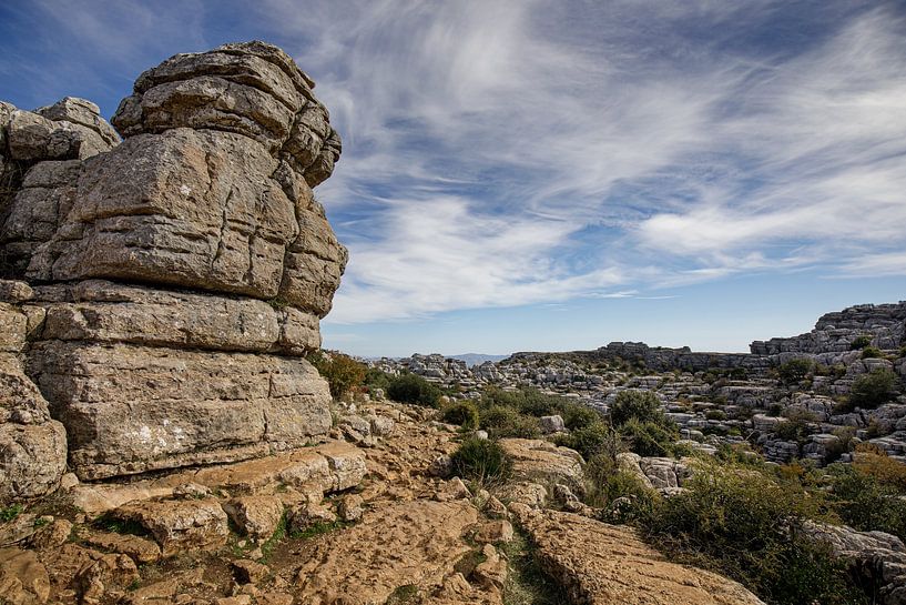Torcal de Antequera, außergewöhnliche Felsformationen, Spanien. von Hennnie Keeris