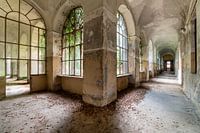 Hallway in abandoned hospital Manicomio di R
