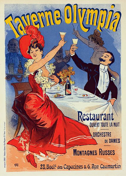 Jules Chéret - Taverne Olympia (1900) par Peter Balan
