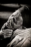 Zutiefst religiöse Frau.