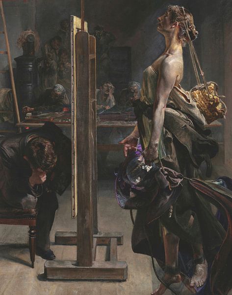 Inspiration des Malers, Jacek Malczewski von Meisterhafte Meister