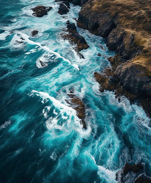 Waves on the coast by fernlichtsicht