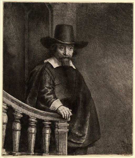 Rembrandt van Rijn,  Ephraim Bonus par Rembrandt van Rijn