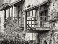 Detail eines Balkons.