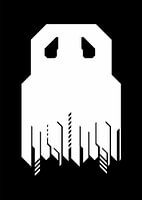 GHOS FACE SIMPLE VECTOR