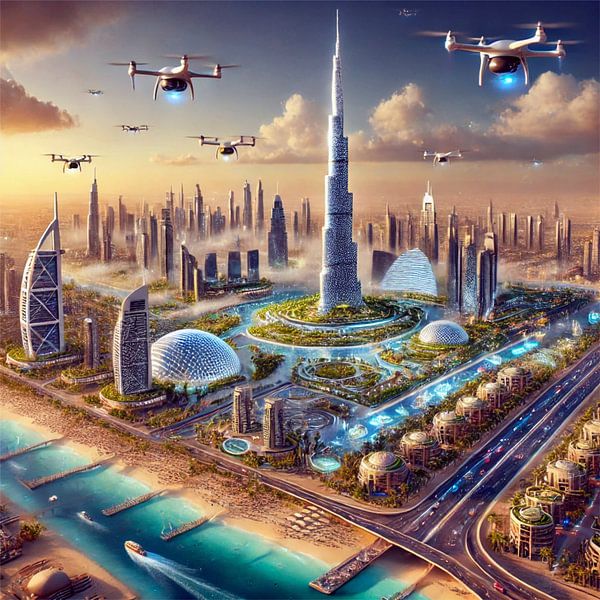 Dubaï - Villes futuristes par Eric Nagel