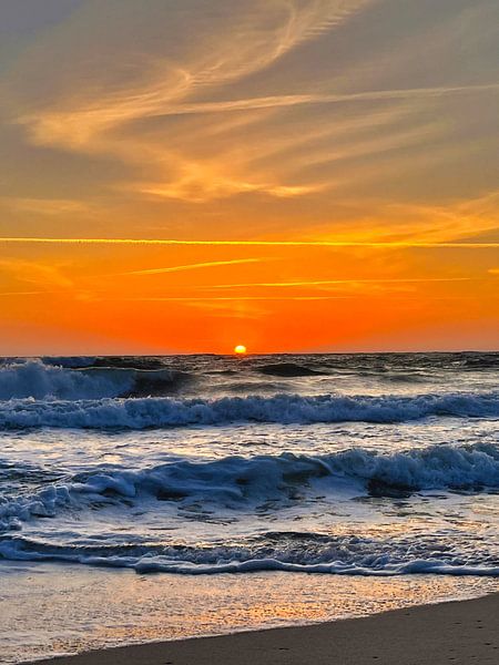 Coucher de soleil de rêve au bord de la mer par HGU Foto
