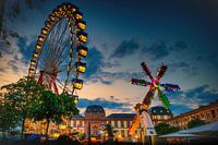 The magic of Darmstadt's Heinerfest by night