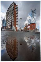 Elbphilharmonie and HafenCity - Reflections in the Hamburg rain