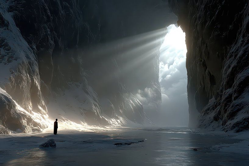 minimalisme l'homme dans la nature par Egon Zitter