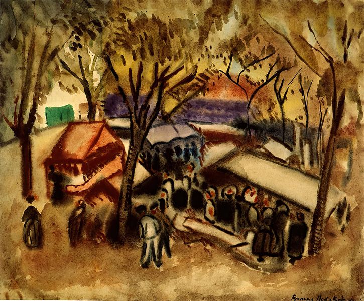 Frances Hodgkins - The fair by the sea (1927) von Peter Balan