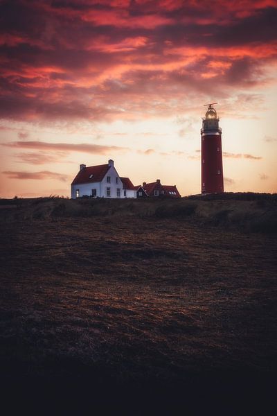 Phare d'Eierland, Texel, Pays-Bas par Colin Bax
