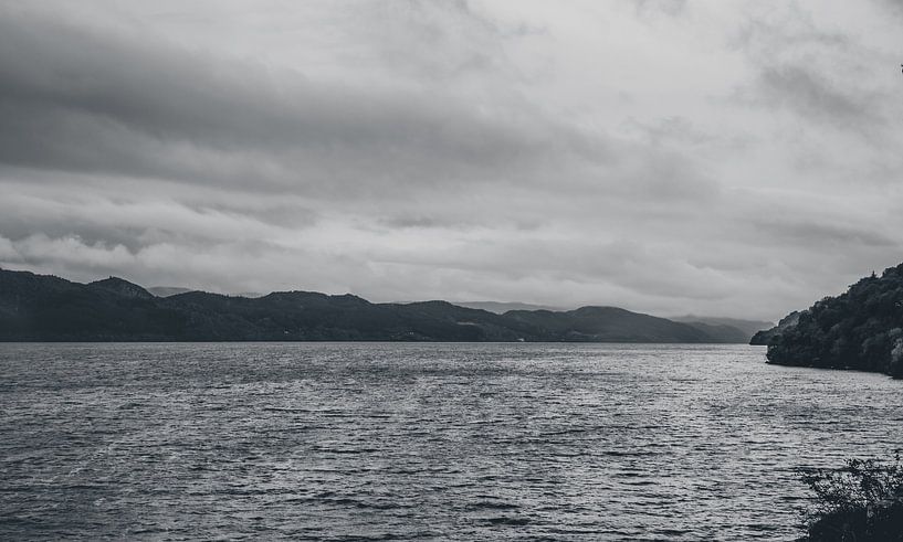 Urquhart Castle on the famous Loch Ness lake in Scotland. Beautiful scenery in a tranquil atmosphere. Silence, peace and solitude. by Jakob Baranowski - Photography - Video - Photoshop