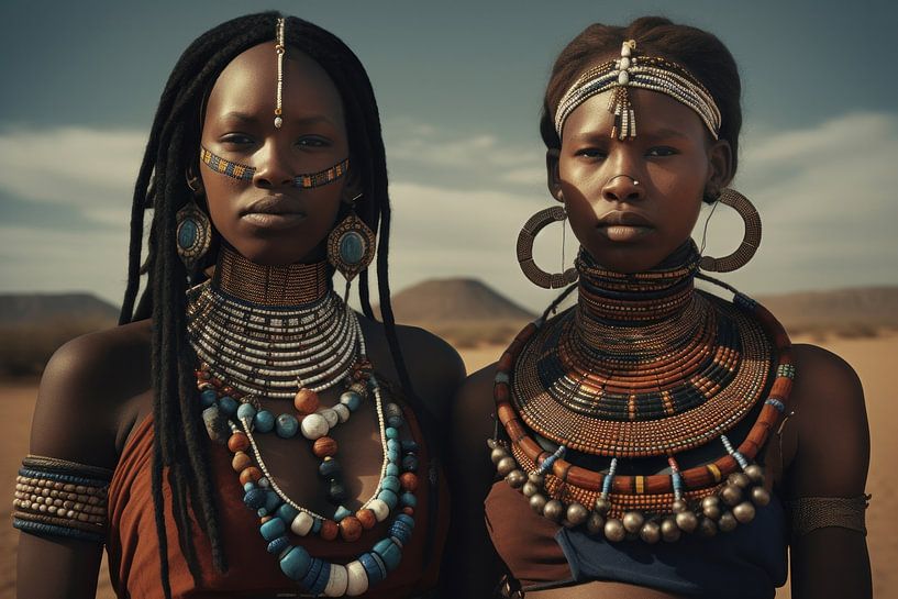 Portretten uit Afrika van Carla Van Iersel