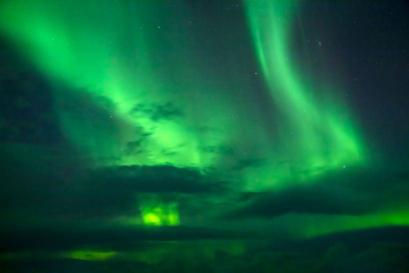 Nordlichter (Aurora Borealis) in Island von Anton de Zeeuw